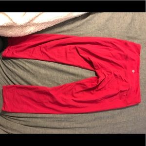 Lululemon Wunder Under Crop Leggings